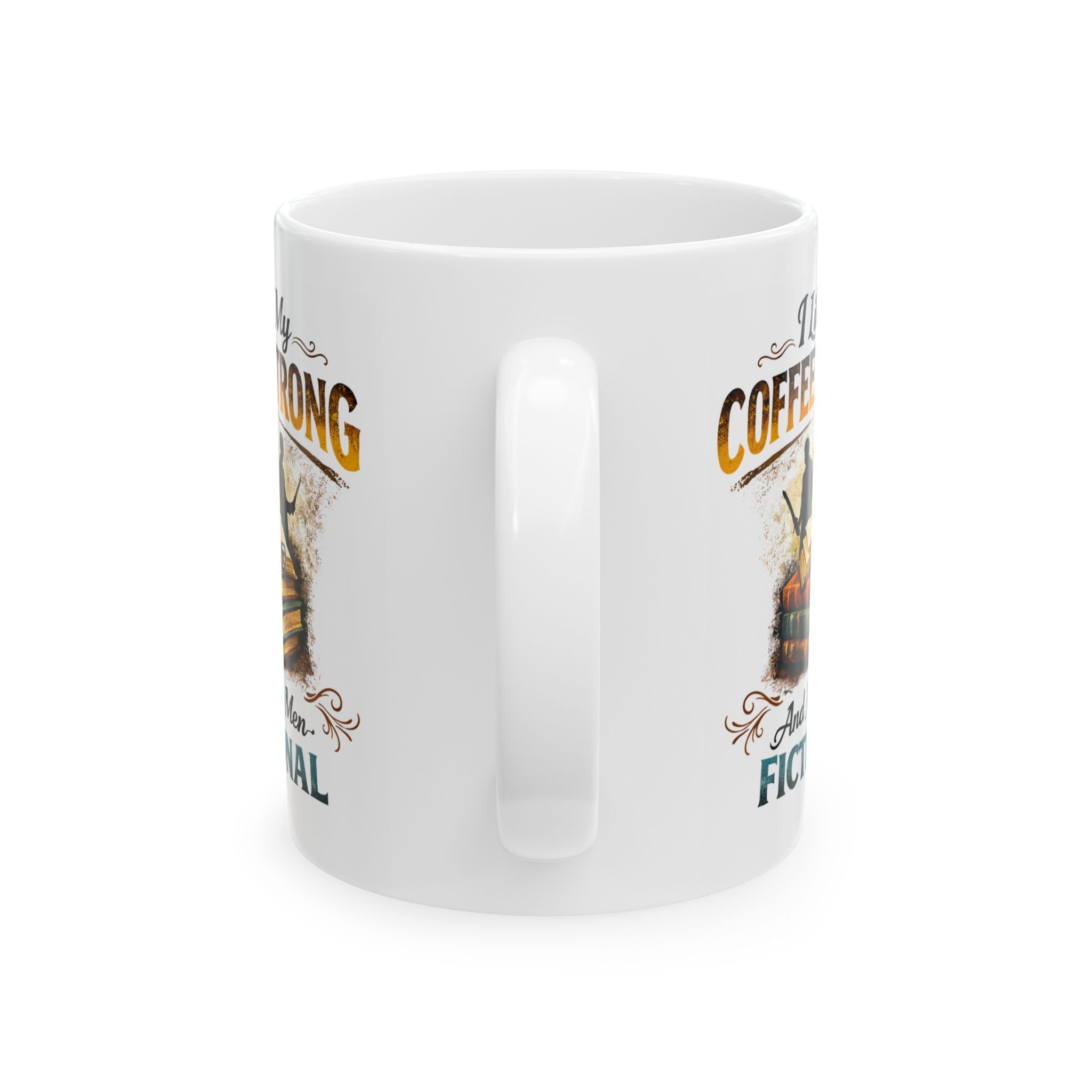 I Like My Coffee Strong Mug | Vintage Floral Coffee Humor