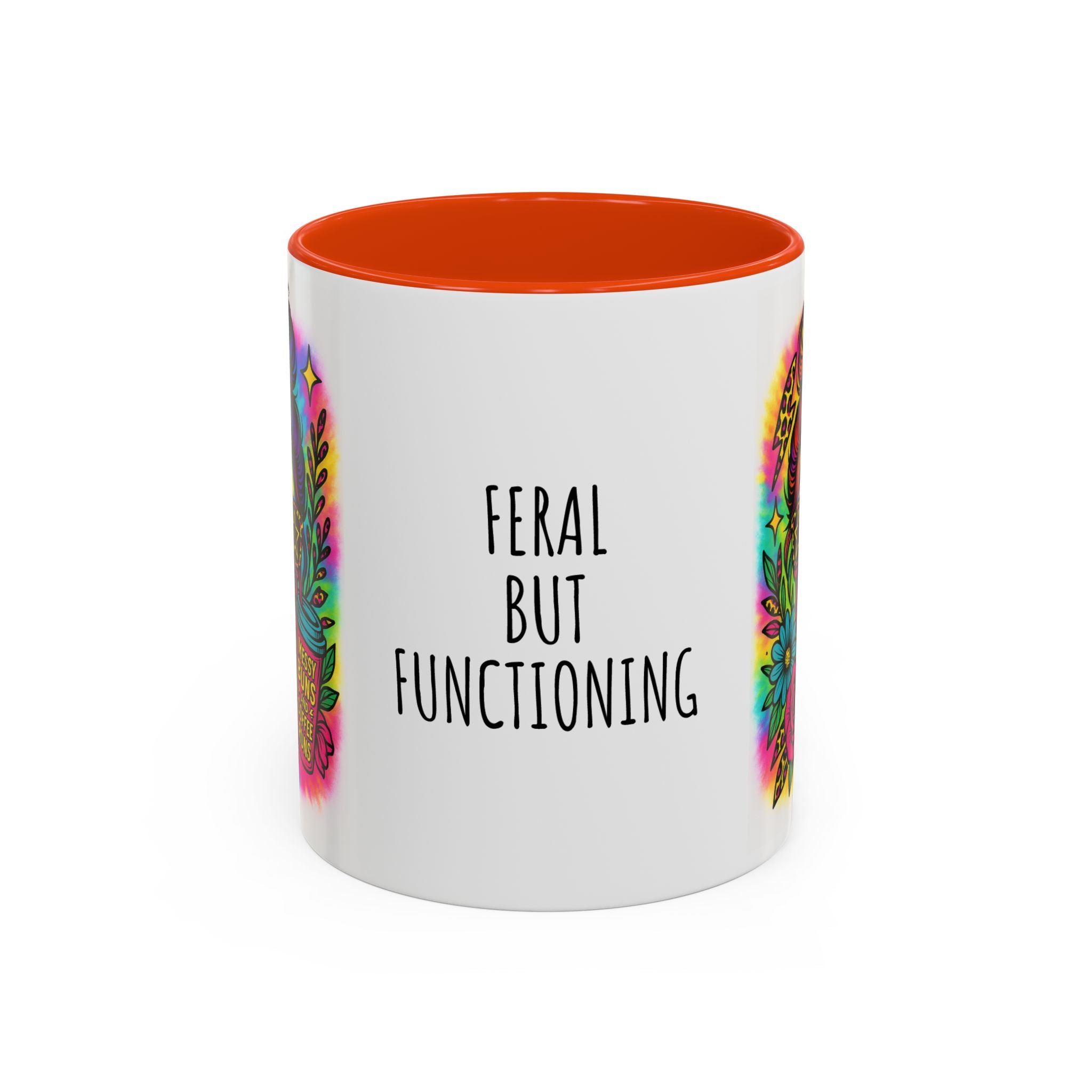 Feral but Functioning Mugs (11oz, 15oz)