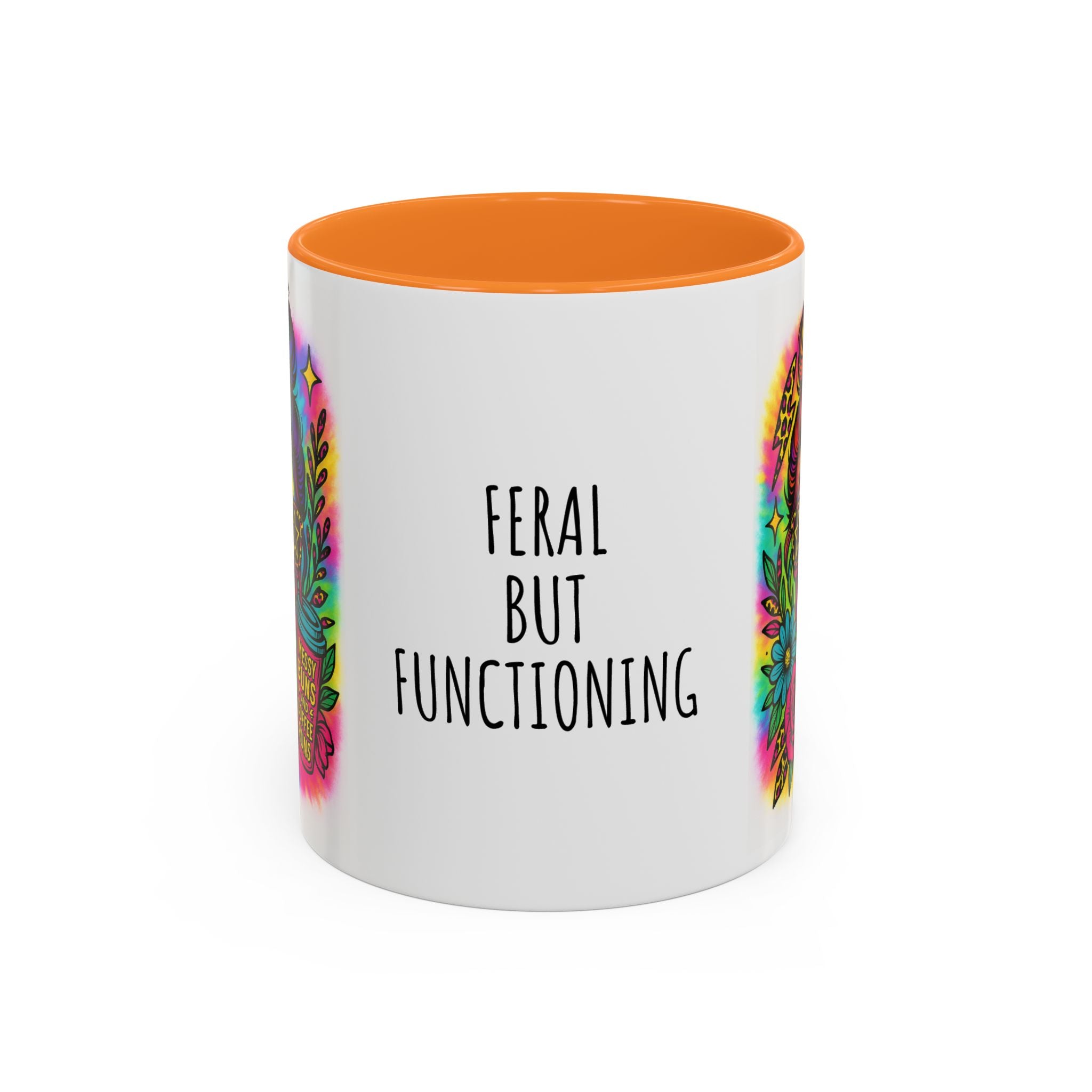 Feral but Functioning Mugs (11oz, 15oz)